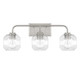 Baldwin Three Light Bathroom Vanity (V6-L8-4399-3-SN)
