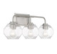 Baldwin Three Light Bathroom Vanity (V6-L8-4399-3-SN)