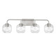 Baldwin Four Light Bathroom Vanity (V6-L8-4399-4-SN)