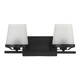 Klein Two Light Bathroom Vanity (V6-L8-5250-2-BK)