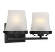 Klein Two Light Bathroom Vanity (V6-L8-5250-2-BK)
