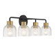 Flagler Four Light Bathroom Vanity (V6-L8-5900-4-143)