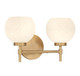 Hannah Two Light Bathroom Vanity (V6-L8-9621-2-322)