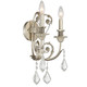 Regis Two Light Wall Sconce (5112-OS-CL-SAQ) Regis Two Light Wall Sconce (5112-OS-CL-SAQ)