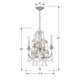 Regis Four Light Mini Chandelier (5114-OS-CL-SAQ) Regis Four Light Mini Chandelier (5114-OS-CL-SAQ)