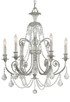 Crystorama - 5116-OS-CL-S - Six Light Chandelier - Regis - Olde Silver Crystorama - 5116-OS-CL-S - Six Light Chandelier - Regis - Olde Silver