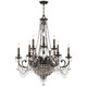 Vanderbilt 12 Light Chandelier (5168-EB-CL-MWP) Vanderbilt 12 Light Chandelier (5168-EB-CL-MWP)