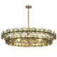 Maxim - 21824GNWBR - Six Light Chandelier - Loren - Weathered Brass