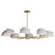 Maxim - 25228LFGNAB - Eight Light Chandelier - Lucas - Natural Aged Brass