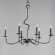 Padrona Six Light Chandelier (27706BO)