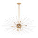 Maxim - 28668CLSBR - 16 Light Pendant - Polaris - Satin Brass