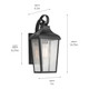 Forestdale One Light Outdoor Wall Mount (49735BKT) Forestdale One Light Outdoor Wall Mount (49735BKT)