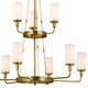 Vetivene Nine Light Chandelier (52452NBR)