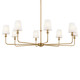 Pallas Eight Light Chandelier (52517BNB)