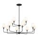 Kichler - 52518BK - 12 Light Chandelier - Pallas - Black