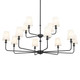 Pallas 12 Light Chandelier (52518BK)
