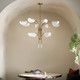 Arcus 12 Light Chandelier (52561CPZWH)