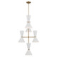Phix 12 Light Foyer Chandelier (52568CPZWH)