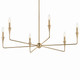 Alvaro Six Light Chandelier (52690CPZ)