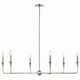 Alvaro Six Light Chandelier (52690PN)