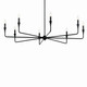 Alvaro Eight Light Chandelier (52691BK)