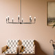 Alvaro Eight Light Chandelier (52691BK)