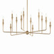 Alvaro 12 Light Chandelier (52692CPZ)