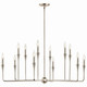 Alvaro 12 Light Chandelier (52692PN)