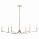 Malene Six Light Chandelier (52696PN)