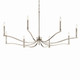 Malene Eight Light Chandelier (52697PN)