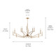 Malene 14 Light Chandelier (52698CPZ)