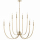 Malene Eight Light Foyer Chandelier (52699CPZ)