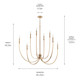 Malene Eight Light Foyer Chandelier (52699CPZ)