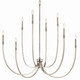Malene Eight Light Foyer Chandelier (52699PN)