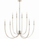 Malene Eight Light Foyer Chandelier (52699PN)