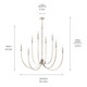 Malene Eight Light Foyer Chandelier (52699PN)
