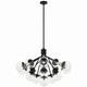 Kichler - 52702BKCLR - 16 Light Chandelier Convertible - Silvarious - Black