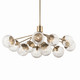 Silvarious 12 Light Linear Chandelier Convertible (52703CPZ)