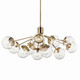 Silvarious 12 Light Linear Chandelier Convertible (52703CPZCLR)