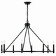 Carrick Eight Light Chandelier (52706BK)