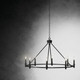 Carrick Eight Light Chandelier (52706BK)