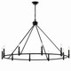 Kichler - 52707BK - Ten Light Chandelier - Carrick - Black