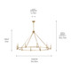 Carrick Ten Light Chandelier (52707CPZ)