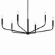 Madden Six Light Chandelier (52719BK)