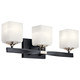 Kichler - 55002BK - Three Light Bath - Marette - Black