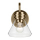 Farum One Light Wall Sconce (55153CPZCLR)