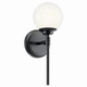 Kichler - 55170BK - One Light Wall Sconce - Benno - Black Kichler - 55170BK - One Light Wall Sconce - Benno - Black