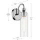 Kavi One Light Wall Sconce (55209CH)