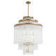 Cyan - 11676 - 18 Light Chandelier - Nobel - Aged Brass