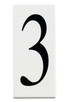 Kichler - 4303 - Number 3 Panel - Accessory - White Material (Not Painted) Kichler - 4303 - Number 3 Panel - Accessory - White Material (Not Painted)